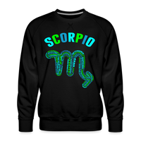 Thumbnail for Men's Power Words Scorpio Premium Sweatshirt - black