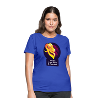 Thumbnail for Women's Glow Aries T-Shirt - royal blue