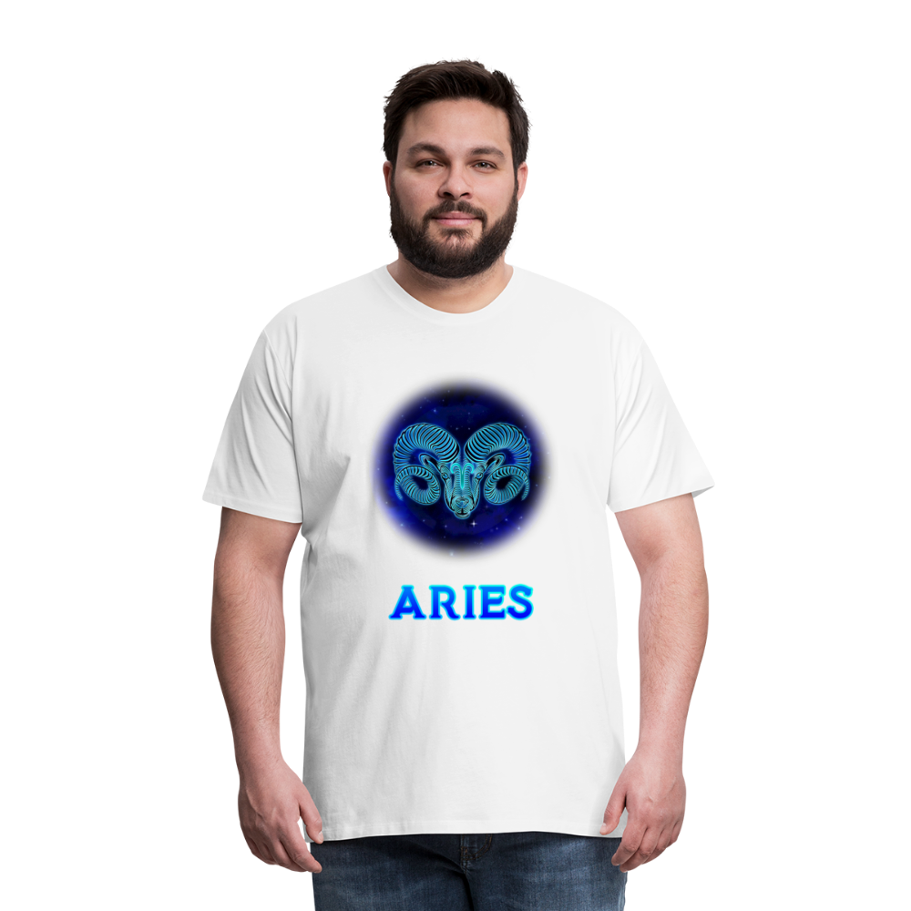 Men's Aries Premium T-Shirt - white