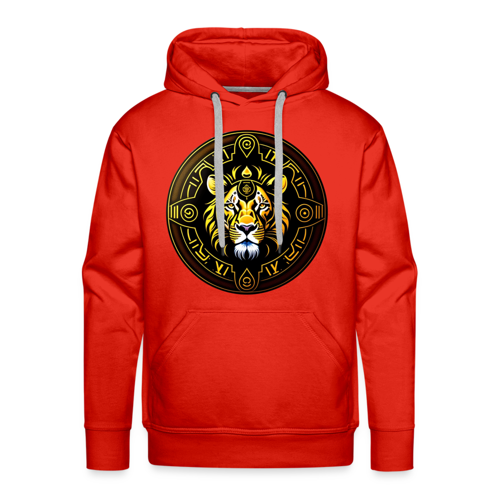 Men’s Mythical Leo Premium Hoodie - red