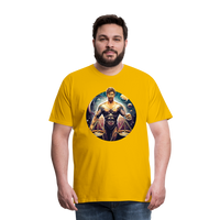 Thumbnail for Men's Mythical Libra Premium T-Shirt - sun yellow