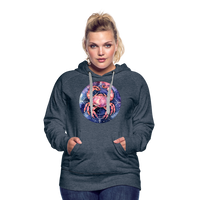 Thumbnail for Women’s Mythical Cancer Premium Hoodie - heather denim