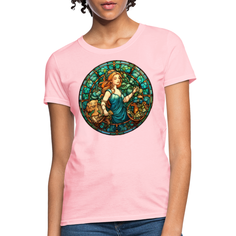 Women's Mosaic Virgo T-Shirt - pink