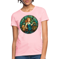 Thumbnail for Women's Mosaic Virgo T-Shirt - pink