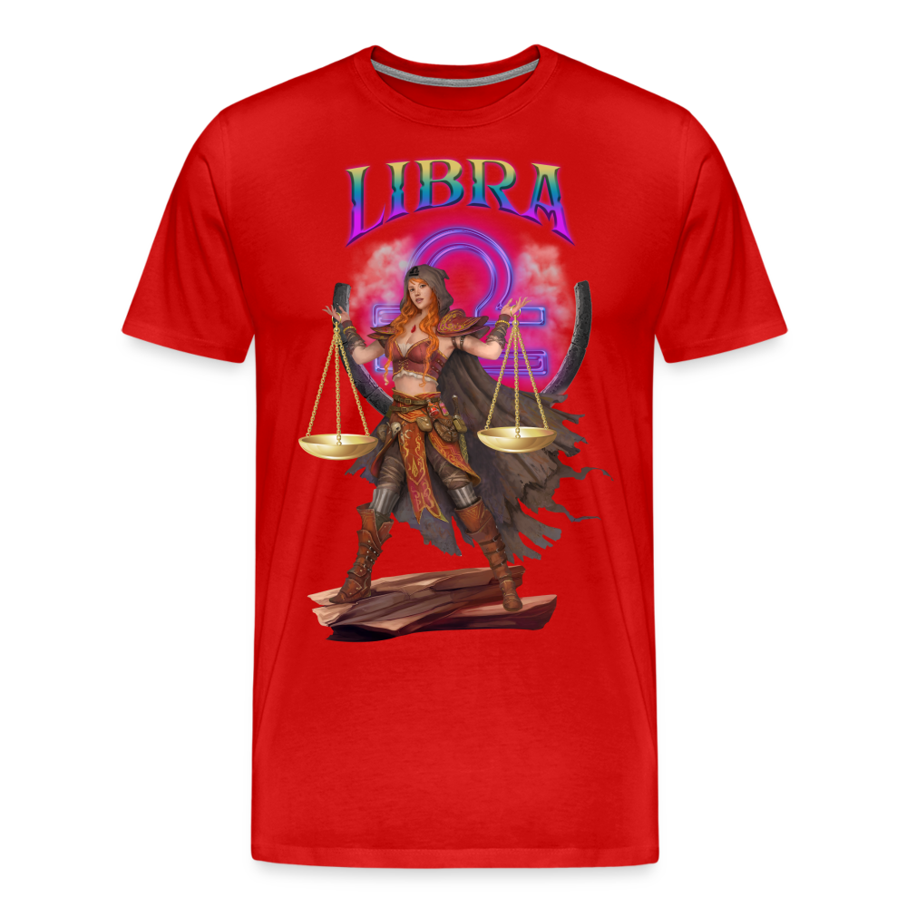 Men's Astral Libra Premium T-Shirt - red