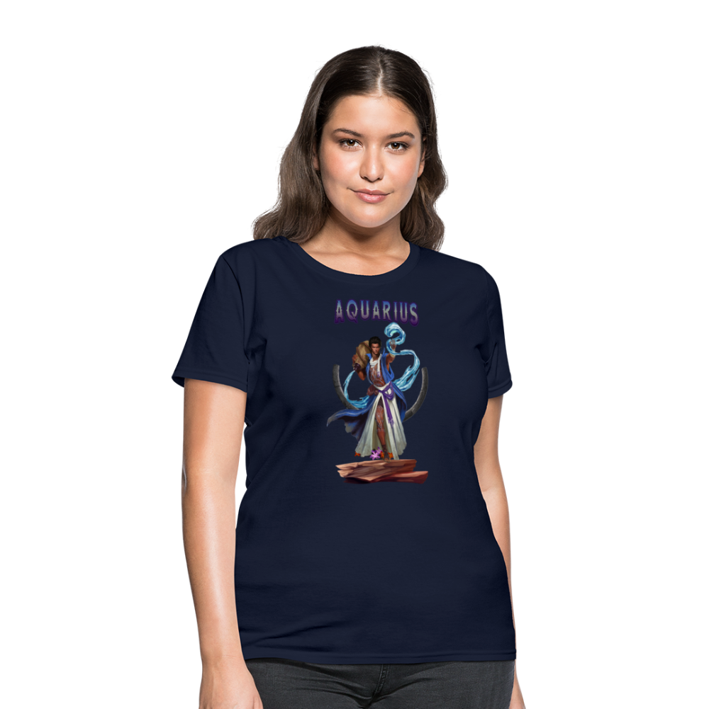 Women's Astral Aquarius T-Shirt - navy