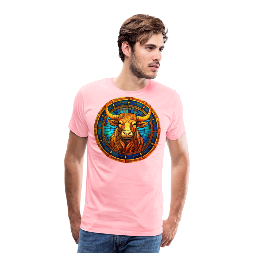 Men's Mosaic Taurus Premium T-Shirt - pink