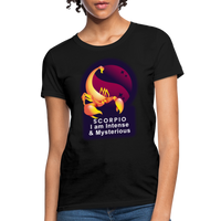 Thumbnail for Women's Glow Scorpio T-Shirt - black