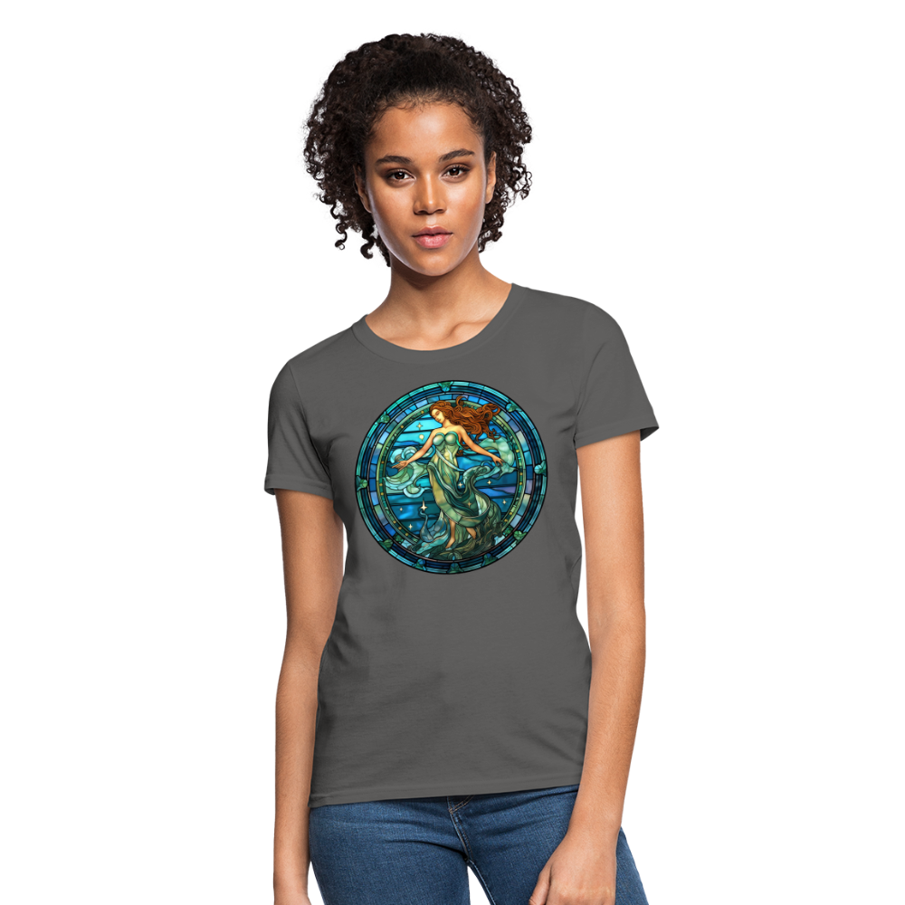 Women's Mosaic Aquarius T-Shirt - charcoal