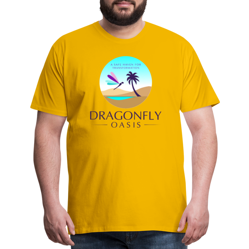 Men's Dragonfly Oasis V.1 Premium T-Shirt - sun yellow