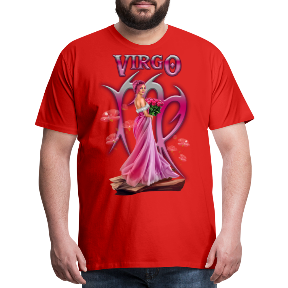 Men's Astral Virgo Premium T-Shirt - red