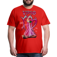 Thumbnail for Men's Astral Virgo Premium T-Shirt - red