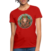 Thumbnail for Women's Mythical Virgo T-Shirt - red