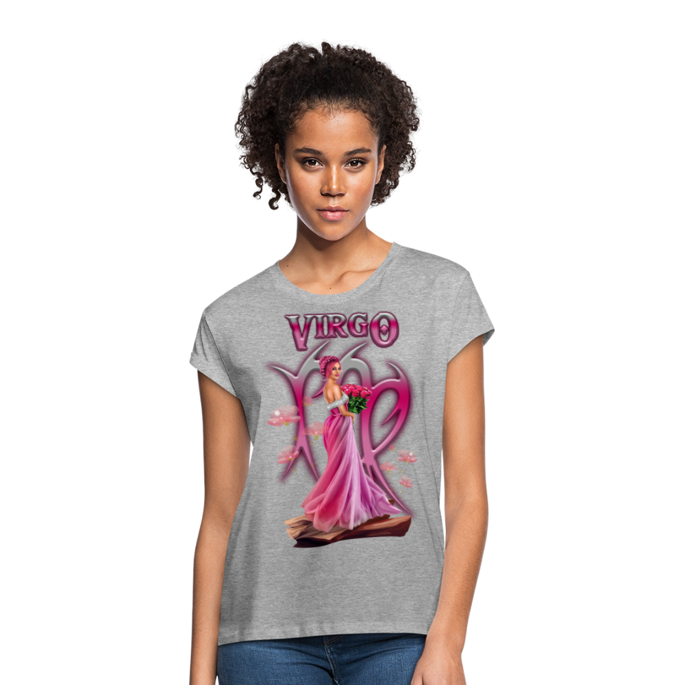 Women's Astral Virgo Relaxed Fit T-Shirt - heather gray