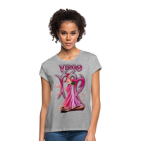 Thumbnail for Women's Astral Virgo Relaxed Fit T-Shirt - heather gray