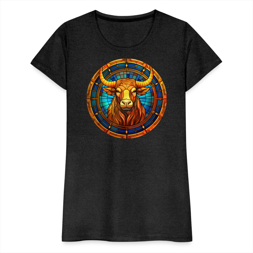 Women’s Mosaic Taurus Premium T-Shirt - charcoal grey