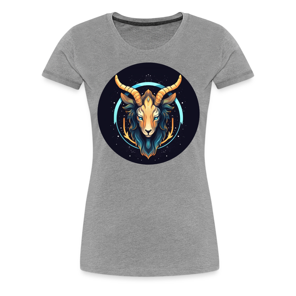 Women’s Mystic Capricorn Premium T-Shirt - heather gray