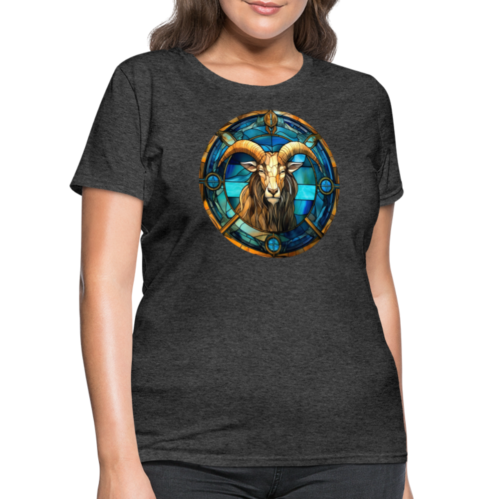 Women's Mosaic Capricorn T-Shirt - heather black