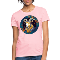 Thumbnail for Women's Mythical Capricorn T-Shirt - pink