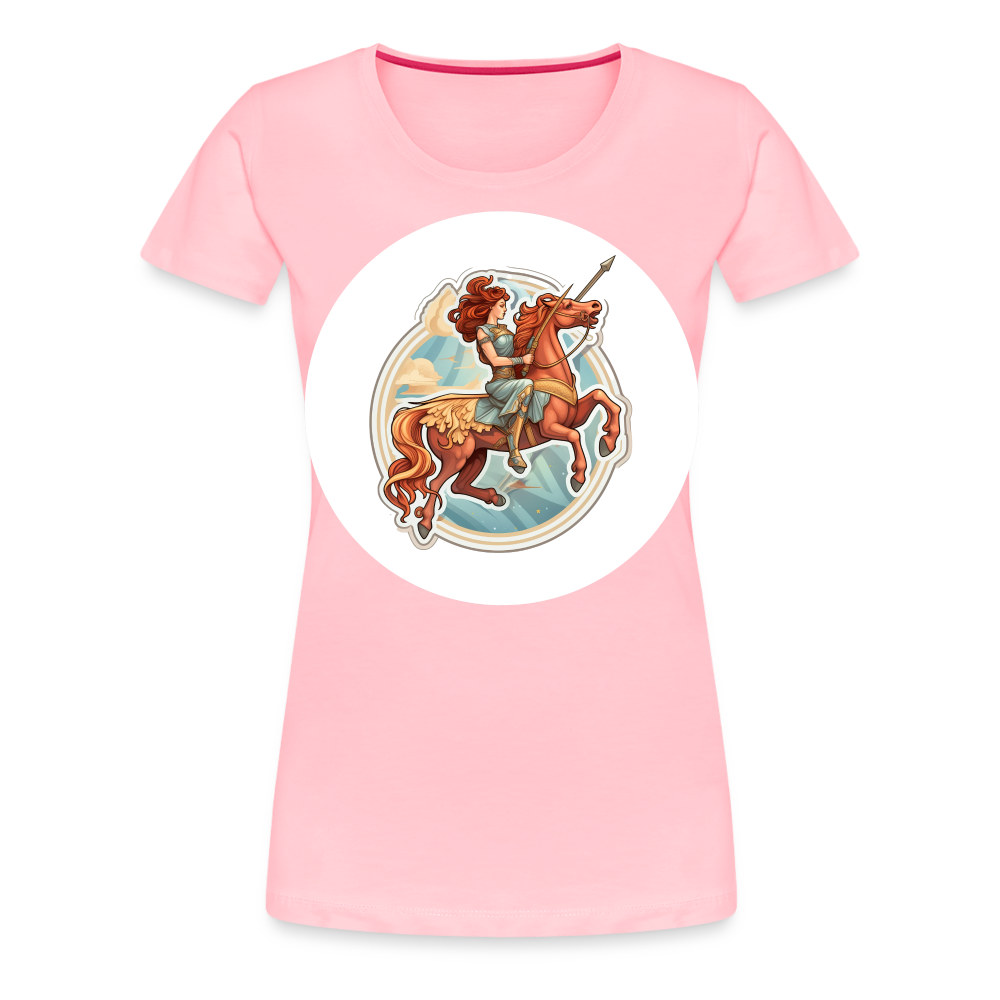 Women’s Symbol Sagittarius Premium T-Shirt - pink