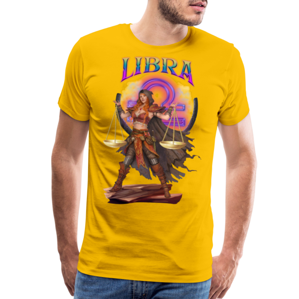 Men's Astral Libra Premium T-Shirt - sun yellow