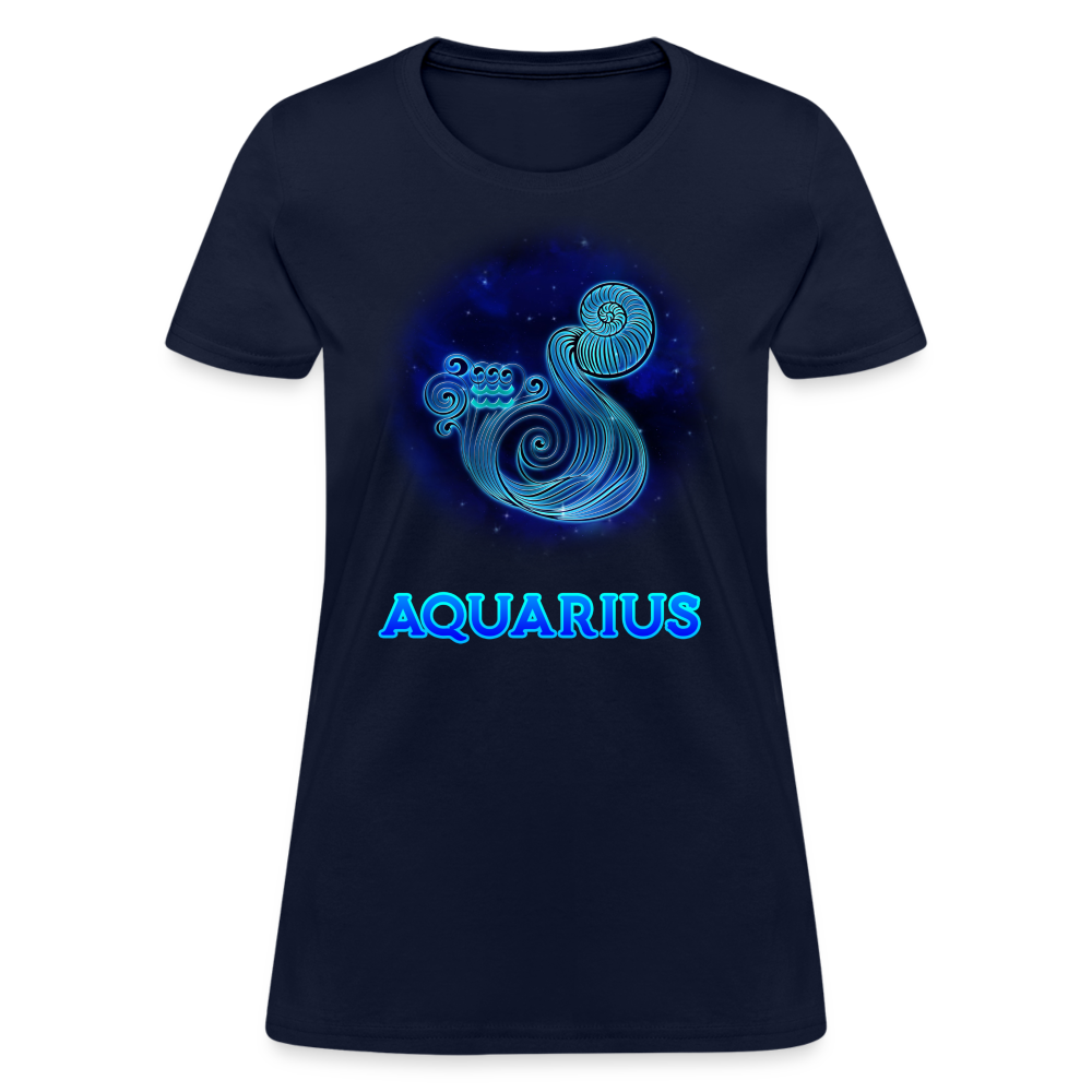 Women's Stellar Aquarius T-Shirt - navy