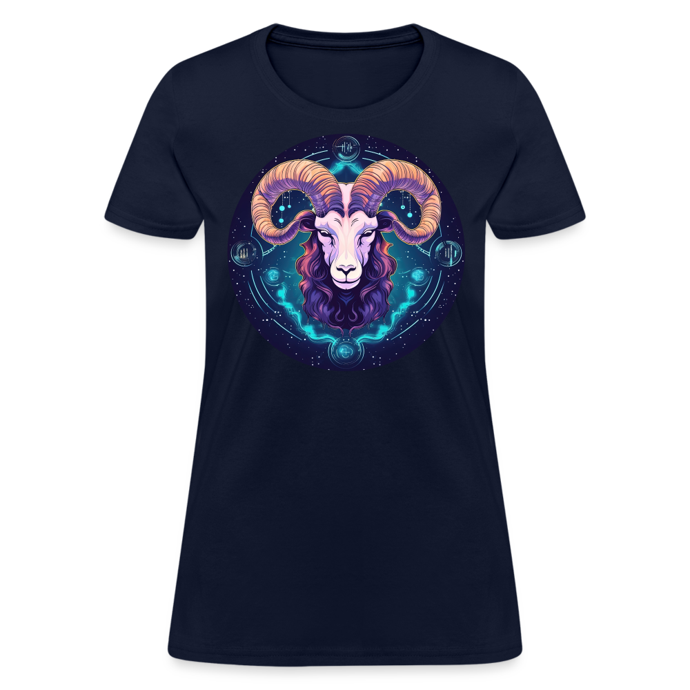 Women's Magic Capricorn T-Shirt - navy