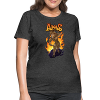 Thumbnail for Women's Aries Narihndrab T-Shirt - heather black