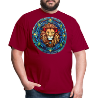 Thumbnail for Men's Mosaic Leo Classic T-Shirt - dark red