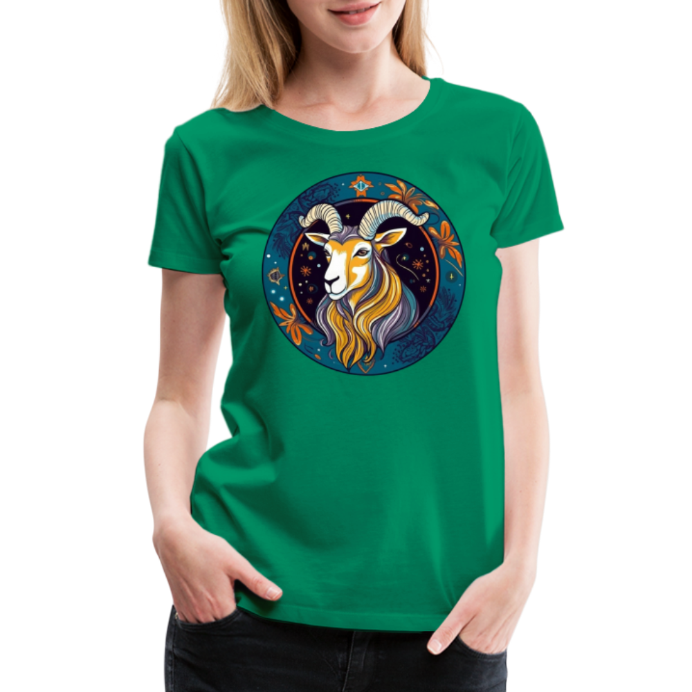 Women’s Mythical Capricorn Premium T-Shirt - kelly green