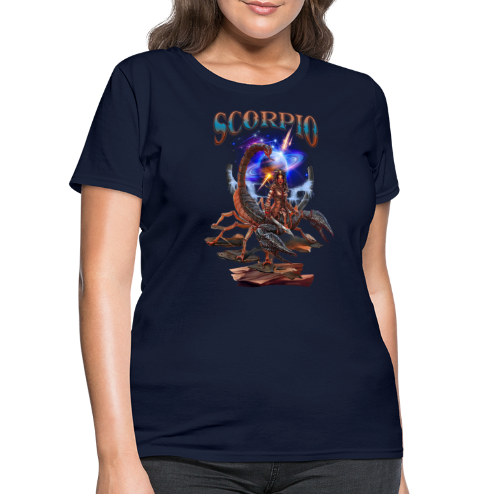 Women's Astral Scorpio T-Shirt - navy