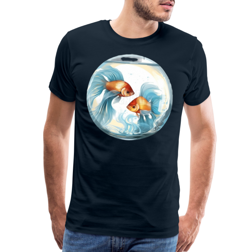 Men's Mythical Pisces Premium T-Shirt - deep navy