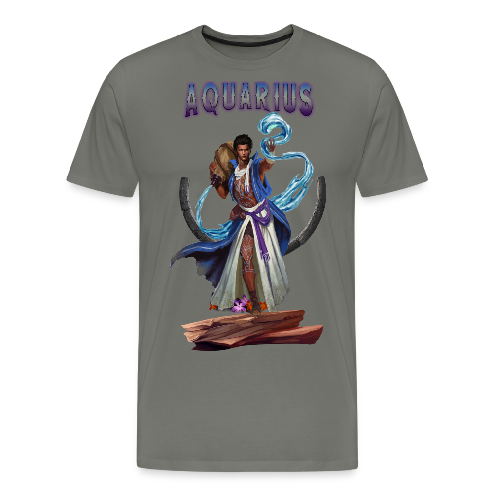 Men's Astral Aquarius Premium T-Shirt - asphalt gray