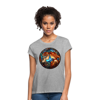 Thumbnail for Women's Mosaic Gemini Relaxed Fit T-Shirt - heather gray