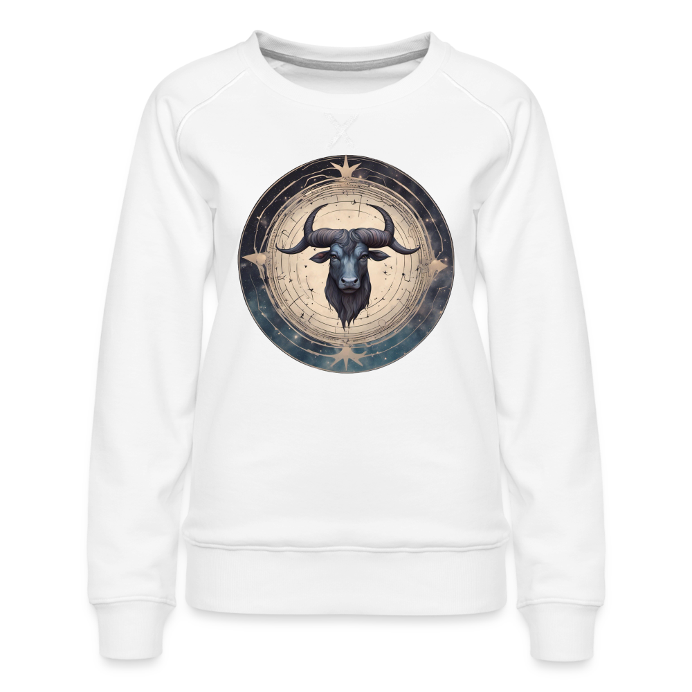 Women’s Mythical Taurus Premium Sweatshirt - white