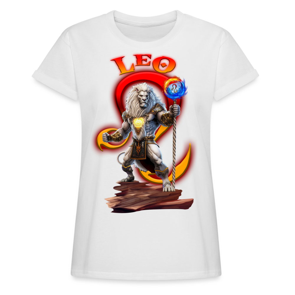 Women's Astral Leo Relaxed Fit T-Shirt - white