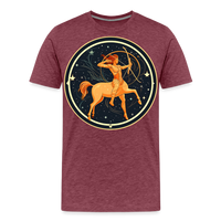 Thumbnail for Men's Mystic Sagittarius Premium T-Shirt - heather burgundy