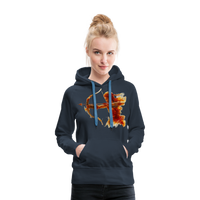 Thumbnail for Women’s Mythical Sagittarius Premium Hoodie - navy