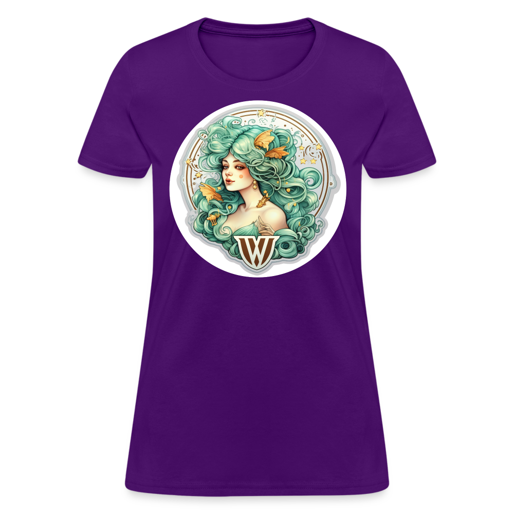 Women's Symbol Virgo T-Shirt - purple