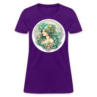 Thumbnail for Women's Symbol Virgo T-Shirt - purple