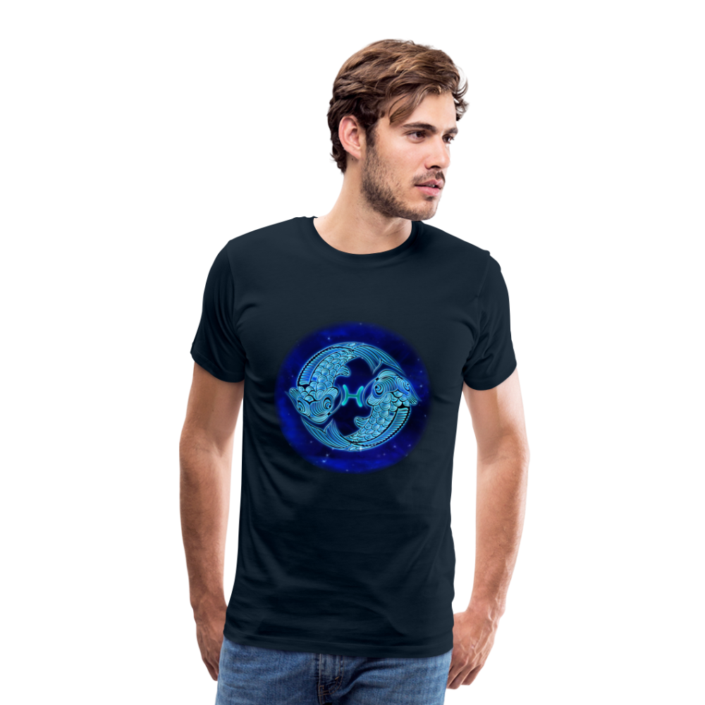 Men's Pisces Premium T-Shirt - deep navy