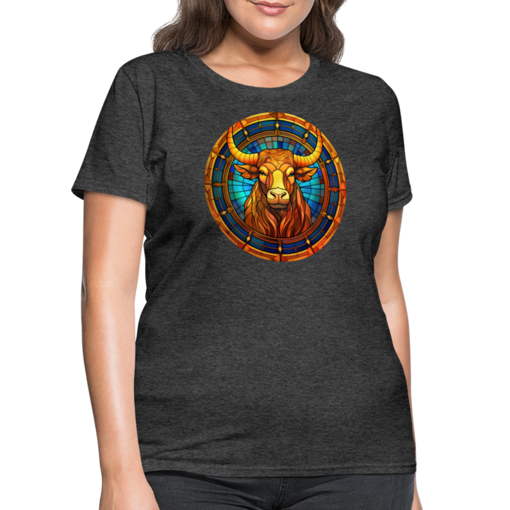 Women's Mosaic Taurus T-Shirt - heather black