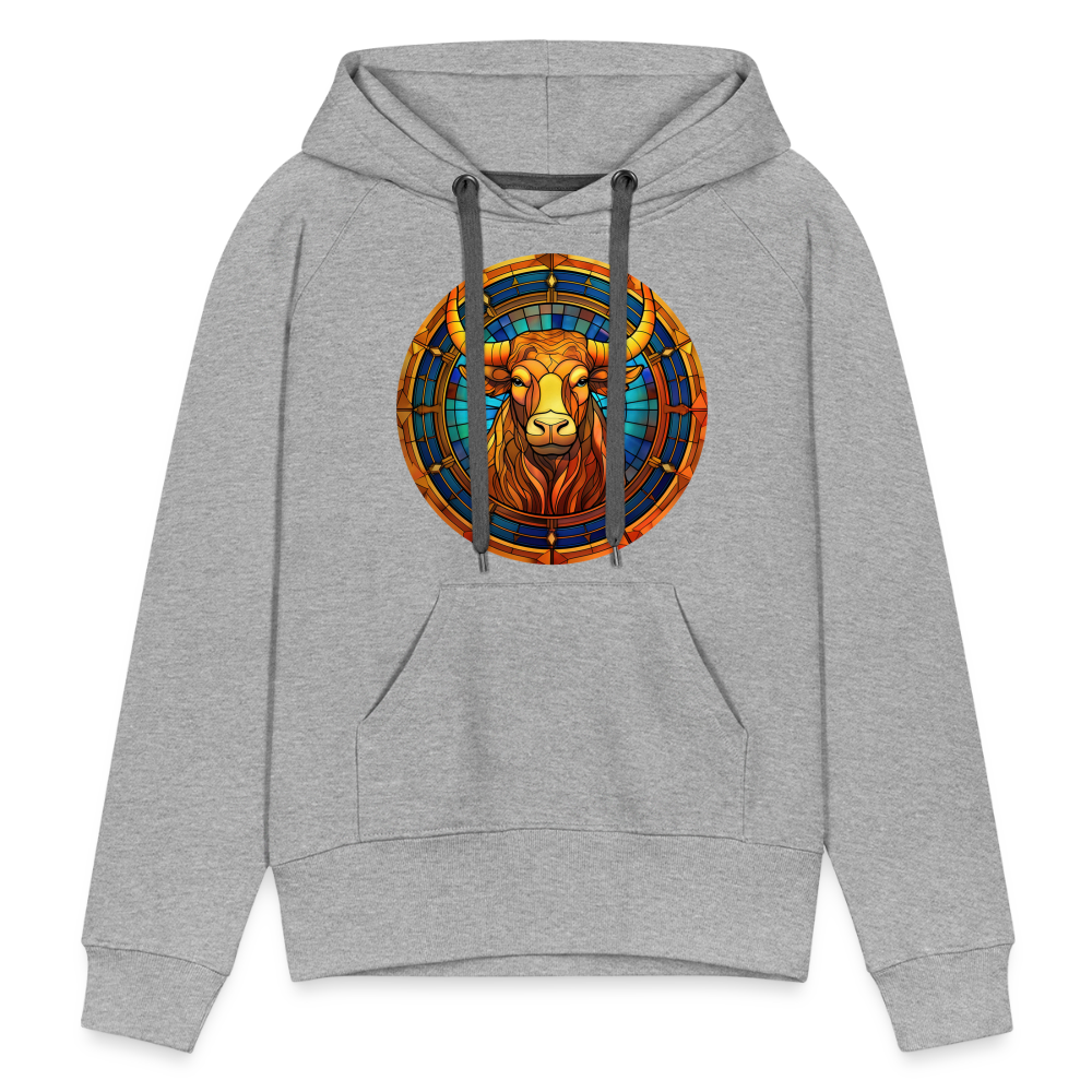 Women’s Mosaic Taurus Premium Hoodie - heather grey