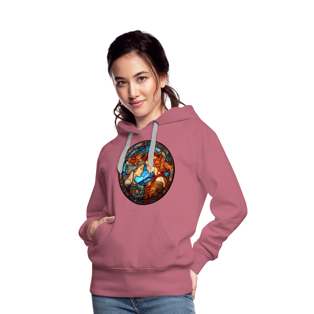 Women’s Mosaic Gemini Premium Hoodie - mauve