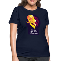 Thumbnail for Women's Glow Aries T-Shirt - navy