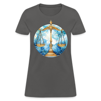 Thumbnail for Women's Mythical Libra T-Shirt - charcoal