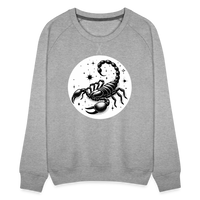 Thumbnail for Women’s Magic Scorpio Premium Sweatshirt - heather grey