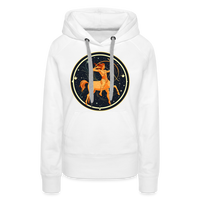 Thumbnail for Women’s Mystic Sagittarius Premium Hoodie - white