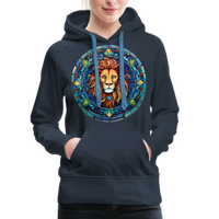 Thumbnail for Women’s Mosaic Leo Premium Hoodie - navy