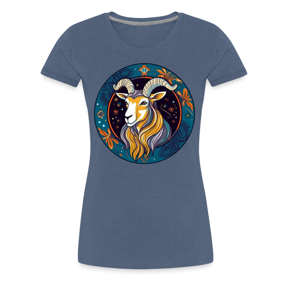 Women’s Mythical Capricorn Premium T-Shirt - heather blue